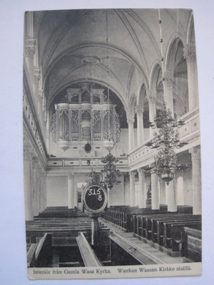 VANHA Postikortti Vaasa 1912