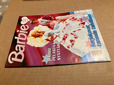 BARBIE LEHTI 11/1993 +juliste HYVÄ