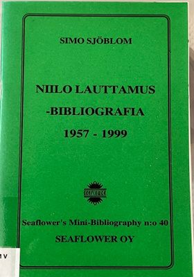 Niilo Lauttamus Bibliografia 1957-1999-Simo Sjöblom