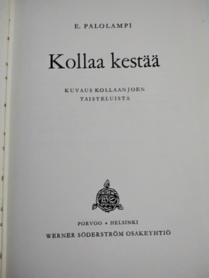 Kollaa kestää kirja.