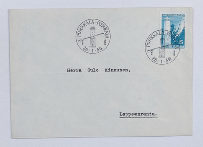 FDC 1956 Porkkala