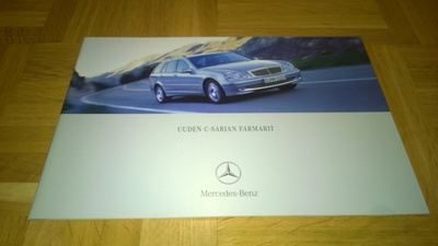 Esite Mercedes C-sarja farmari S203, 2000.Sis myös C 32 AMG