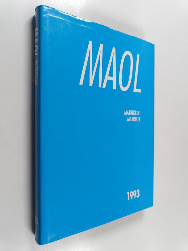 MAOL : matrikkeli 1993 = matrikel 1993