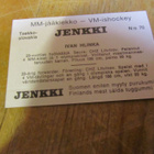 jenkki MM jääkiekko purkkakuva no:o 70 - pikkukuva 2