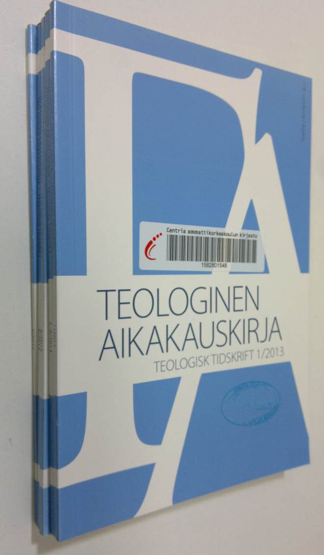 Virpi (toim.) Mäkinen : Teologinen aikakauskirja : 2013 v...