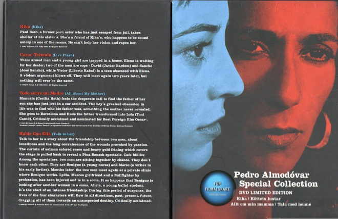 Pedro Almodovar Coll. 4 Dvd	(58 722)	k	-SV-	digiback,	DVD	(4