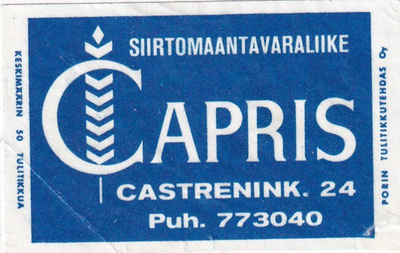 Helsinki,  Capris,  Castrenink.  24  .s43
