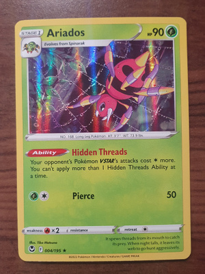 Pokemon Ariados 004/195 Holo rare