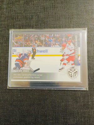 Sebastian Aho - 22-23 UD Game Dated Moments /599