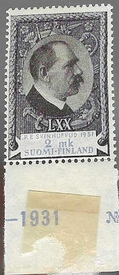 1931 PRESIDENTTI SVINHFVUD 70 V. POSTITUOREENA