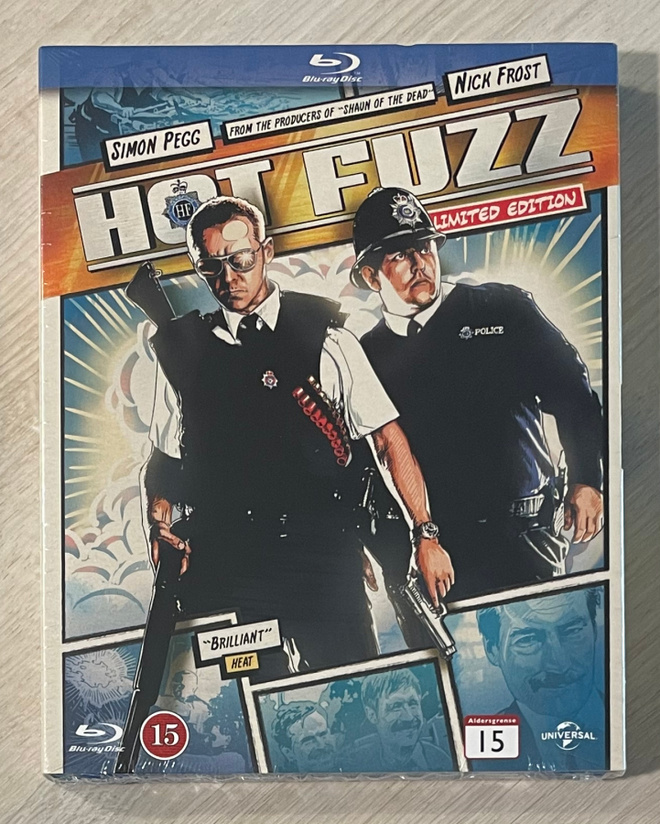 Hot Fuzz (2007) Simon Pegg & Nick Frost (UUSI)