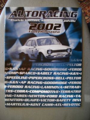 Autoracing 2002 - Tuotehinnasto (16.3)