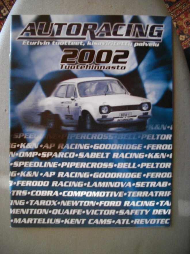 Autoracing 2002 - Tuotehinnasto (16.3)