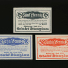 Saksa Notgeld 5, 10, 50 Pfennig, Bunzlau 1.7.1918 - pikkukuva 1
