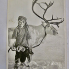 VANHA Postikortti Lappi Poro ym 1957 - pikkukuva 1