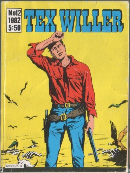 Tex Willer 12/1982 Komansien nuoli 4/4 / Kaukomaille 1/4