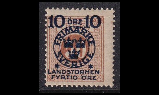 Ruotsi 105 ** Landstorm II 10+40/50 Öre (1916)