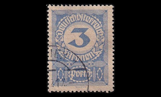 Itävalta P_87y o Porto 3 Kr harm.pap (1920)