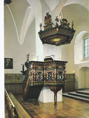 KIRKKOKORTTI - NAANTALIN KIRKKO - SISÄKUVA - 1