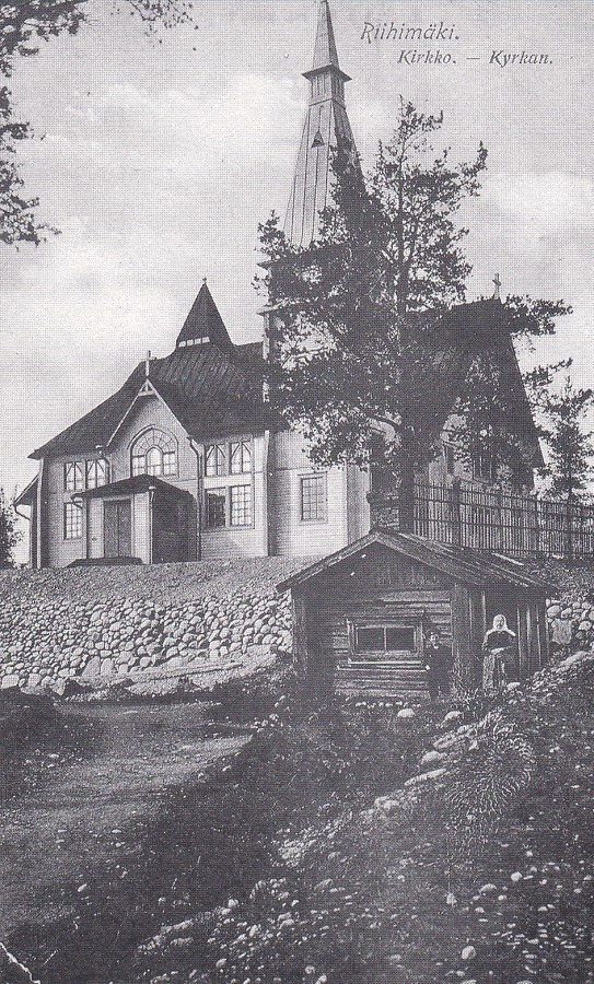 Riihimäki, kirkko , wanhakortti   ,   b641