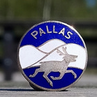 Matkailumerkki Pallas, Emalinen. Halkaisija - 18 mm. Ehjät e - pikkukuva 2
