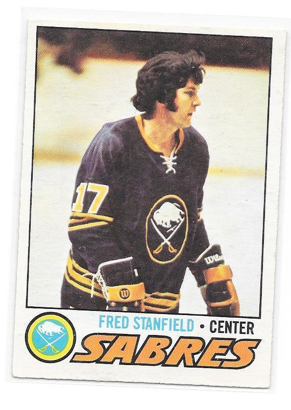 1977-78 OPC #161 Fred Stanfield Buffalo Sabres