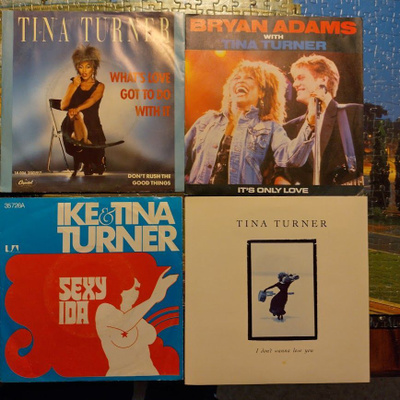 4 kpl Sinkkuja 70/80-luku Soul/Disco mm Tina Turner