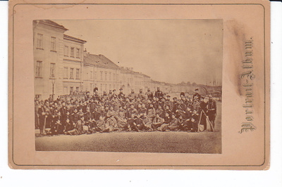 Kabinetti Valokuva Venäjä Suomen Rykmentti 1870-l Pietari