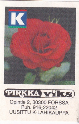 Forssa, Pirkka viks,K - lähikauppa     b591