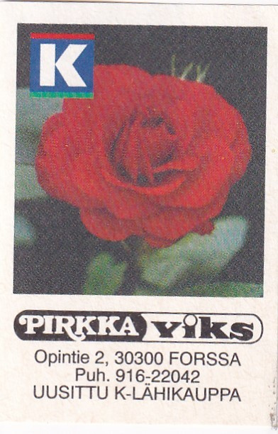 Forssa, Pirkka viks,K - lähikauppa     b591