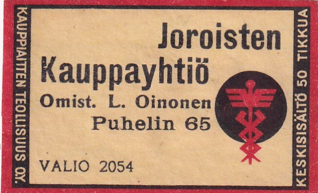 Joroinen, Joroisten Kauppayhtiö, L. Oinonen     s27