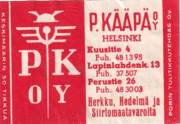 Helsinki, P. Kääpä  Oy    s26