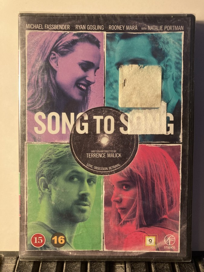 SONG TO SONG, DVD, Malick, Gosling, Portman, muoveissa