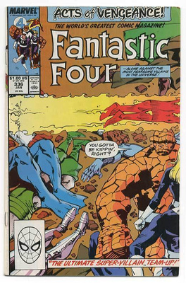 Fantastic Four #336  (Marvel, January 1990)