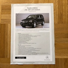 Hinnasto Mercedes W163 ML 400 CDI Limited. 2001. Esite - pikkukuva 2