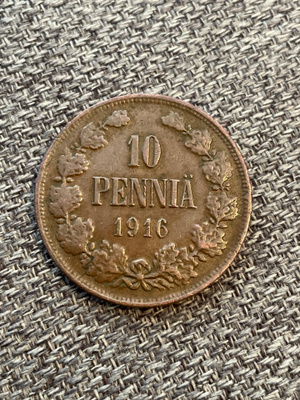 Suomi 10 Penniä 1916