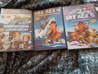 Ice age 1-5 + Horton ja robots