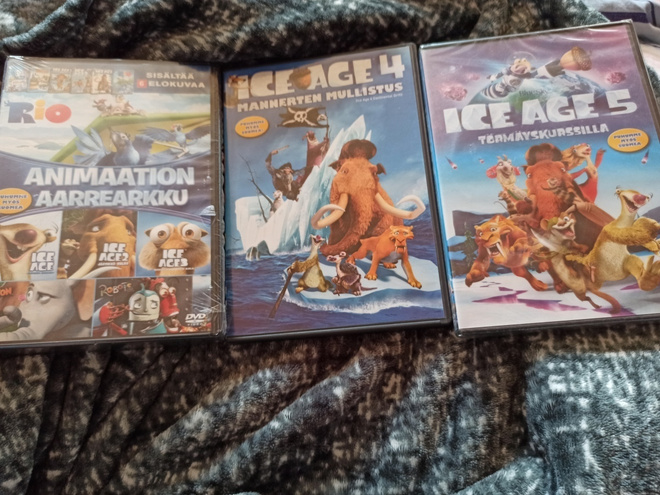 Ice age 1-5 + Horton ja robots