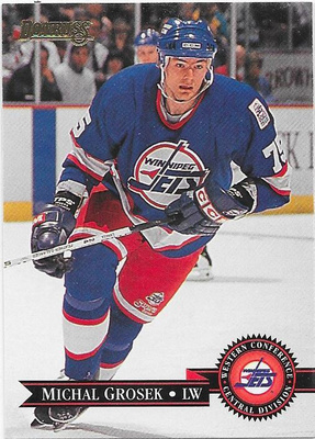 1995-96 Donruss #125 Michal Grosek Winnipeg Jets