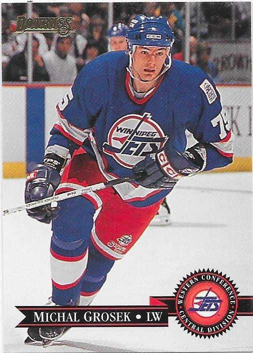 1995-96 Donruss #125 Michal Grosek Winnipeg Jets
