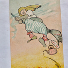 VANHA Postikortti Pääsiäiskortti Joseph Alanen n. 1920 - pikkukuva 1
