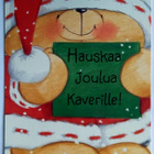 KULKEMATON FOREYER FRIENDS NALLE-JOULUKORTTI - pikkukuva 1