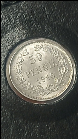 50 penniä 1916 - hyväkuntoinen!