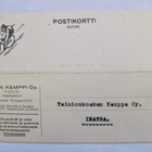 VANHA FirmaKortti Polkupyörä Mainos Viipuri 1934 - pikkukuva 1