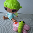 Vintage pieni Lalaloopsy nukke + lemmikki - pikkukuva 3