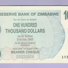 Zimbabwe 100 000 Dollaria v.2006 UNC P-48 - pikkukuva 1