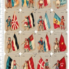 * 1610, eri maiden ihmisiä lippuineen-arkki * - pikkukuva 1