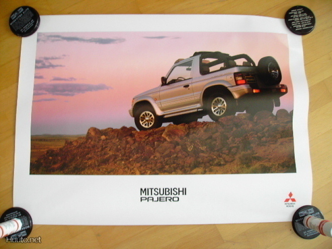 Mitsubishi Pajero juliste - alkuperäinen