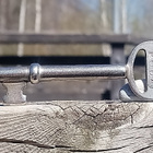 BODA Vanha avain. Pituus - 66 mm. Hyväkuntoinen. - pikkukuva 1