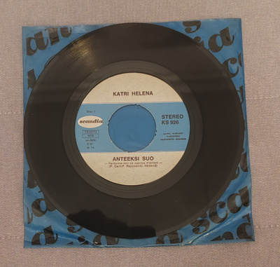 Katri Helena Anteeksi Suo 7"Single
